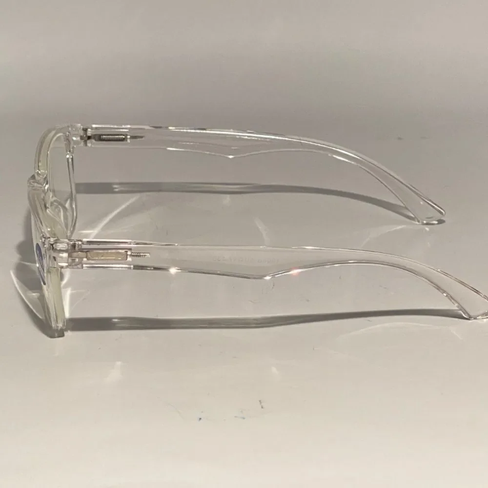 1444 Helen Reading Glasses 3.0 Readers Bluelight Filter Clear Frame NWT